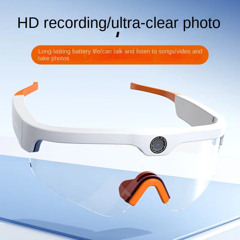 Wireless Camera Sunglasses Outdoor Sports Polarized UV Protection Earphone Glasses