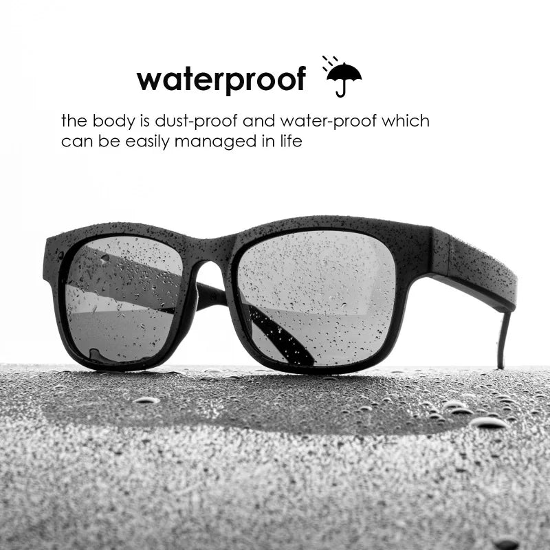 A12 Pro smart Bluetooth sunglasses with wireless earphones polarized music sun glasses headphones